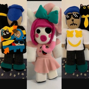 Roblox Plush Make Your Own Character Large Size Etsy - roblox plush make your own character etsy