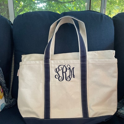 Personalized Tote Bag Monogram Tote Bag Canvas Tote Bag Bridesmaid Gift ...