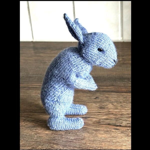 Knit Bunny in Blue Jon Jon