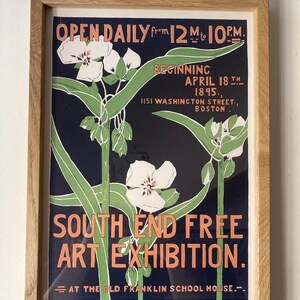 Art Nouveau Poster | Vintage Exhibition Poster | Retro Home