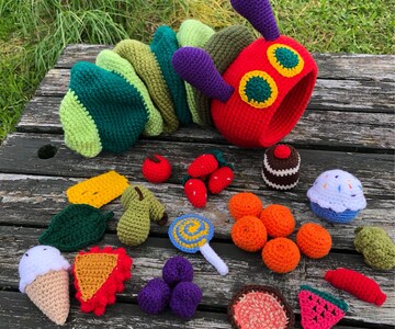 The Hungry Caterpillar Digital Crochet Pattern