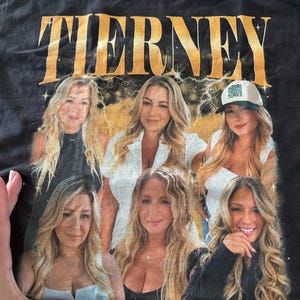 Tierney added a photo of their purchase