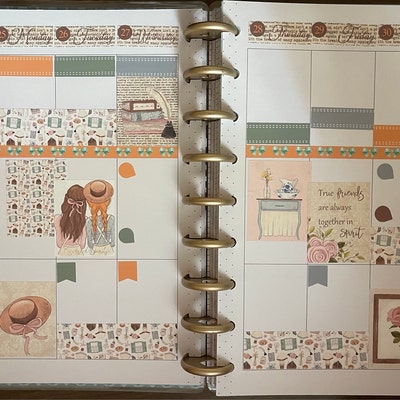 Hobonichi Weeks Cozy Fall Planner Sticker Kit - Etsy