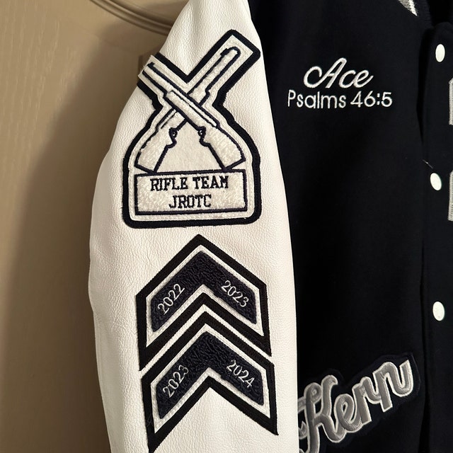 Chenille Sports Custom Letterman Jacket Patch - Made in USA - Etsy