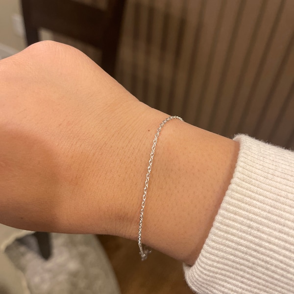 Silver Chain Bracelet | Silver Plated or Sterling Silver Bracelet ...