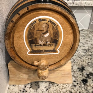 Printable poor man's pappy label
