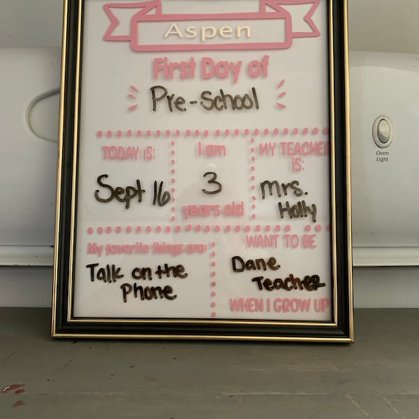 First Day of School Chalkboard SVG | Design for Back to School ...