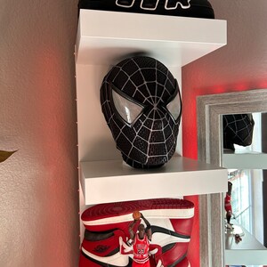 サム・ライミ版スパイダーマンマスク、フェイスシェルと3Dラバーウェブ