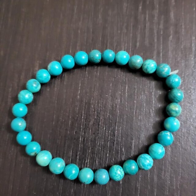 Bracelet de perles Turquoise blanche