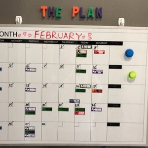 Calendar Magnets Set of 20 Your Choice Etsy