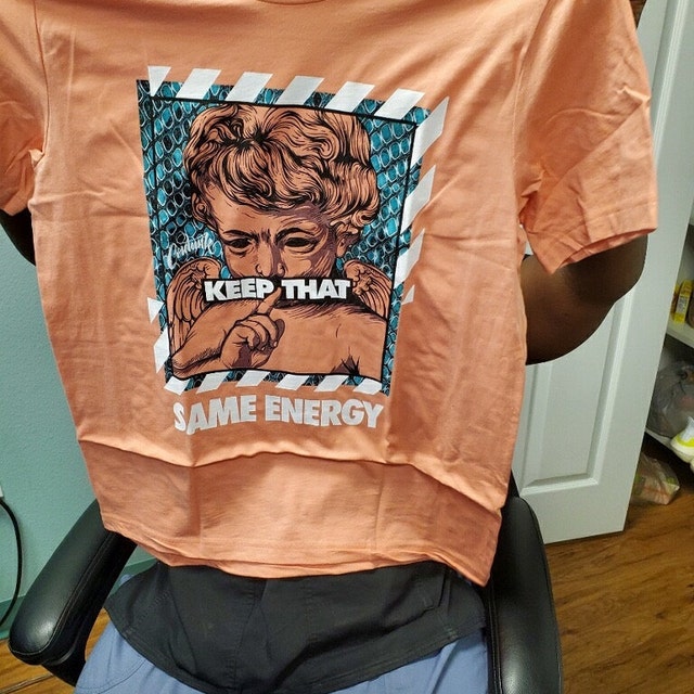 New ENERGY T Shirt for Dunk Low Washed Teal and Bleached Coral
