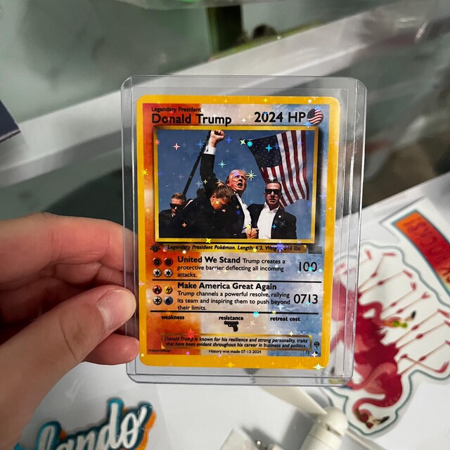 ドナルド トランプ ポケモン カード、トランプ ポケモン カード