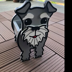 schnauzer garden ornament