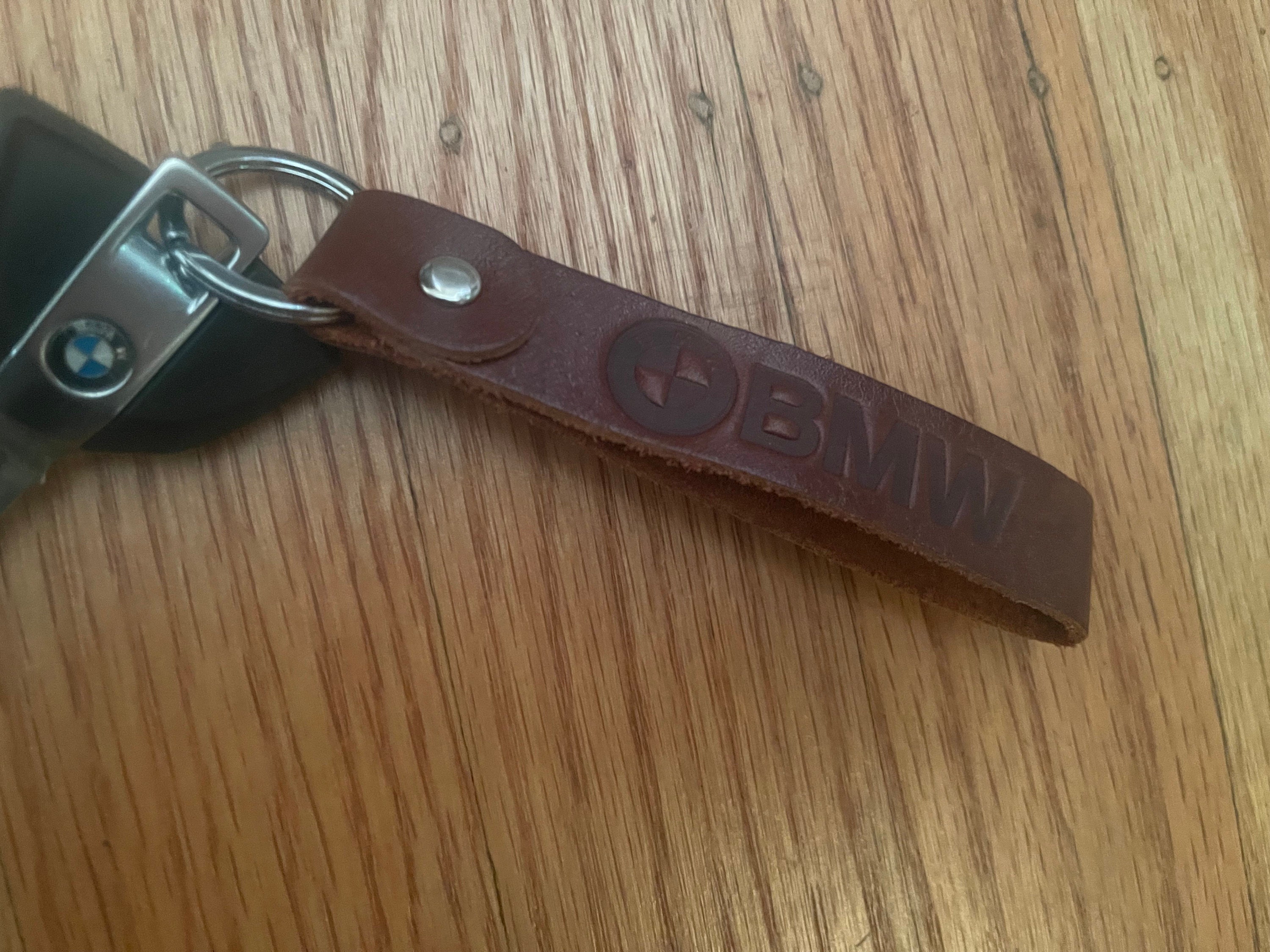 Personalization leather key ring, handmade leather keychain for men, key cover for rider biker, motorcycle keychain, motorcycle gift