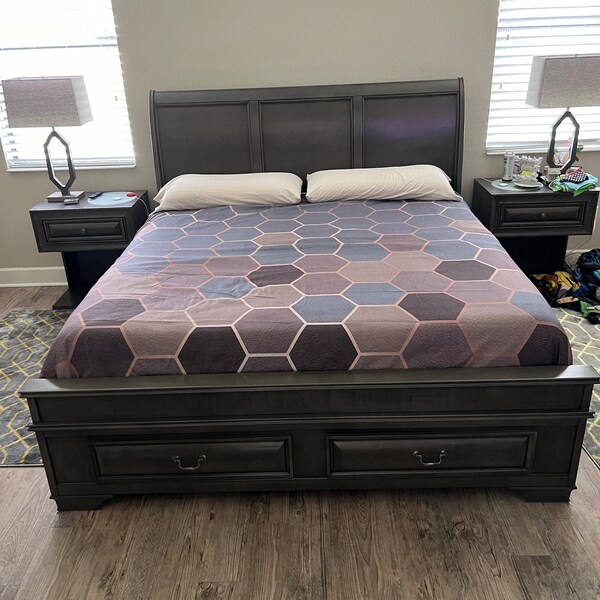 Brushed Cotton Winter Animals Duvet Cover Reversible W/ Pillow Cases King Size 264833 - View #3