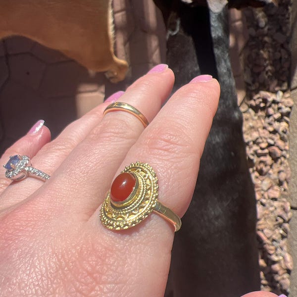 Stackable Handmade Rings for Women, Assorted Crystal Designer Rings ...