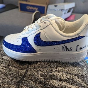 rhinestone air force 1s