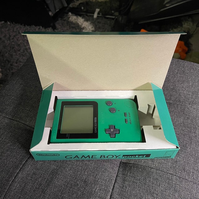 Game Boy Pocket Japan [emerald Green] - Reproduced