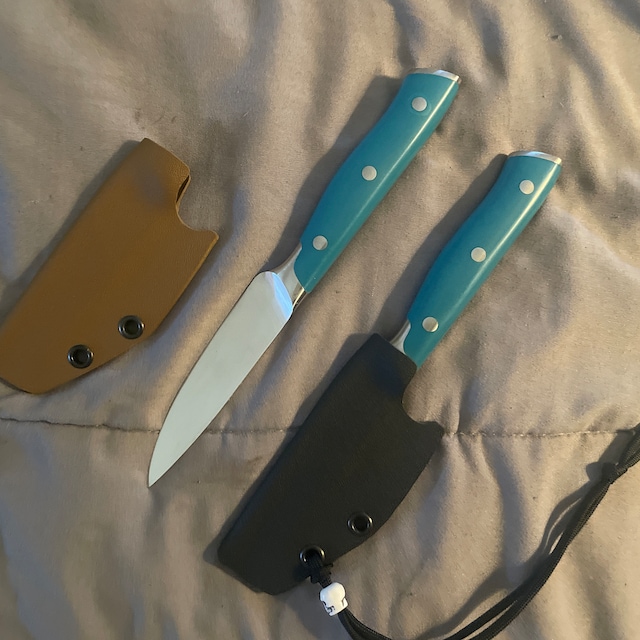 IKEA Knife / Pikal Knife Skalad Fruit Knife With Kydex Pocket Hook