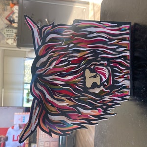 Cockapoo 3D Layer SVG/ Colorful Dog 3D Mandala/ 3D Dog Shadow - Etsy UK