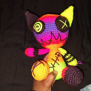 Made to Order, Emotional Support Zombie Cat, Handmade Creepy Cute
