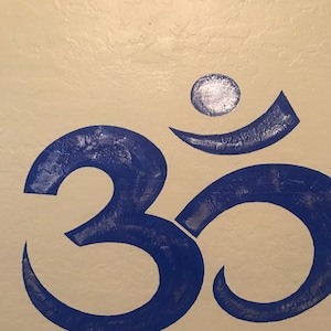 Om Symbol Stencil Reusable DIY Craft Stencils of an Ohm Symbol ...