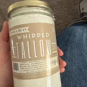 Vanilla Whipped Tallow Moisturizer | 100% Natural Skincare | Deep Hydration for Face & Body