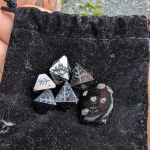 Select a Magnetite Crystal: Natural Geometric Octohedron, Magnetic