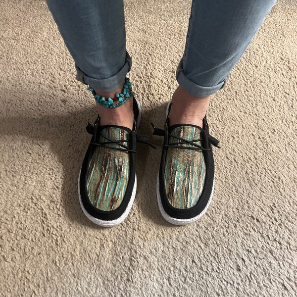 custom beaded hey dudes