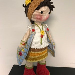 Crochet Pattern for Doll TESSA, Pdf deutsch, English, Français ...