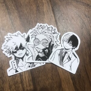 pack of 78 mhabnha manga stickers my hero academia