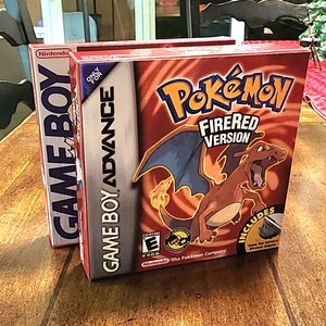 Pokemon Firered Box for Game Boy Nintendo - US Version - HQ Pokemon Firered Box for Game Boy Nintendo - US Version - HQ