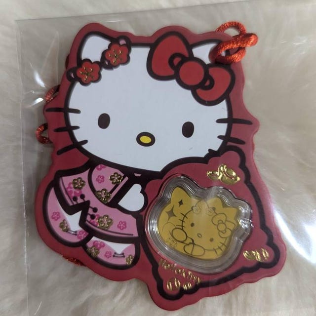 LNY SERIES | Omamori Amulet | Hello Kitty Commemorative Coin Lucky