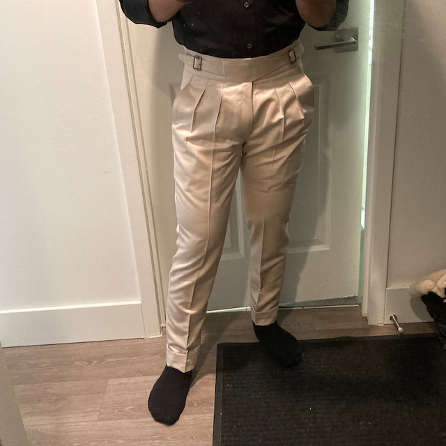 The Crooked Tailor wide gurkha trousers-