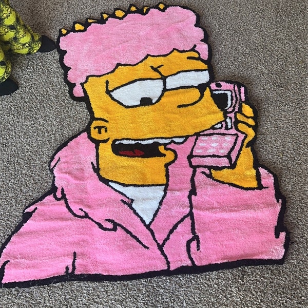 Mr. Krabs Dollar Tufted Rug - Fluffy Tufted Rug - Etsy