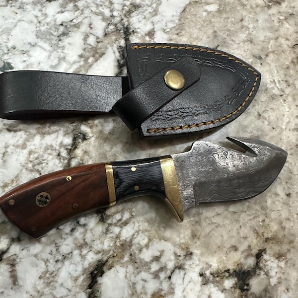 Custom Buckaroo Knife for Wrangler – D2 Steel & Antler Handle main image 1
