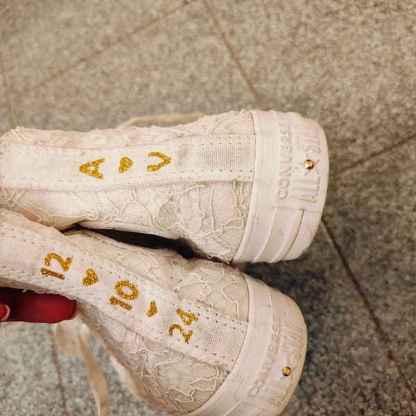 bling bridal sneakers