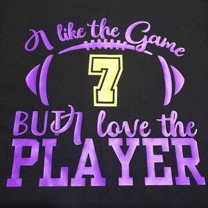 I Like The Game But I Love The Player Svg Jpg Png Etsy