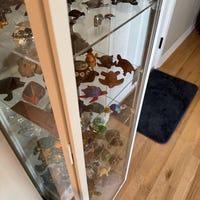 Ikea Detolf Glass Shelf, Furniture & Home Living, Furniture, Shelves