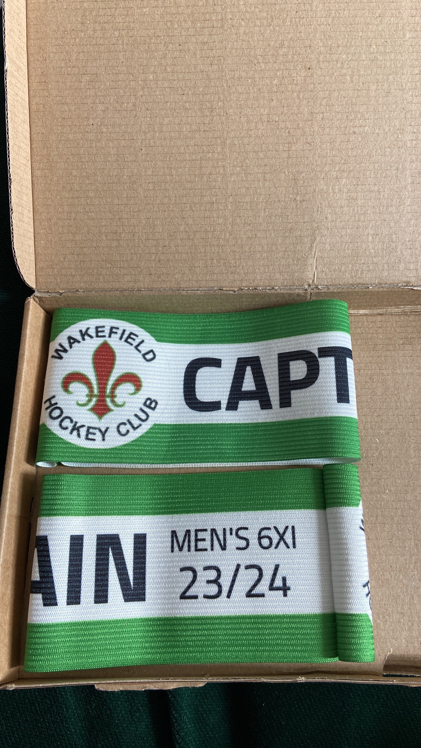 Personalised Captain&#39;s armband| Bespoke armband| Cycling armband| Charity Armband|