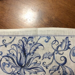 Linen Napkins Toile De Jouy Napkins Set of 6 100% Linen - Etsy