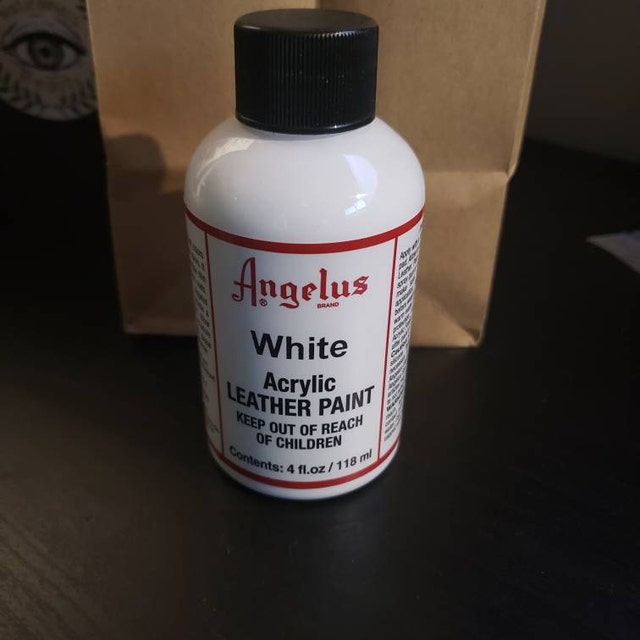 Angelus Acrylic Leather Paint - 4 oz. White