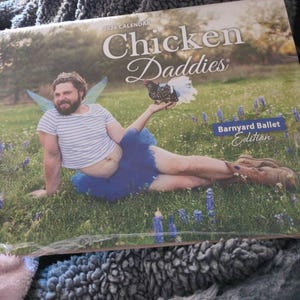 Chicken Daddies Wall Calendar 2024 | Funny Gifts | Funny Gifts | Birthday Gifts | Secret Santa | Gag Gifts | Weird Stuff