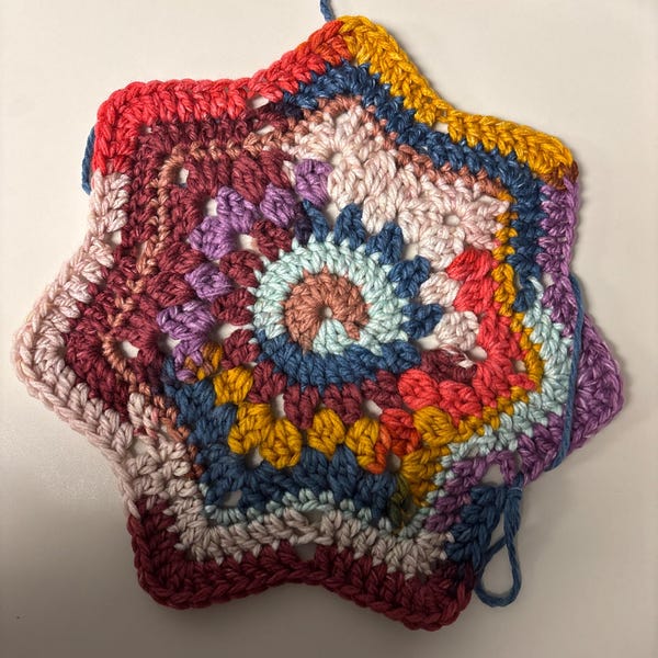 6day Star Blanket by Betty Mcknit Etsy