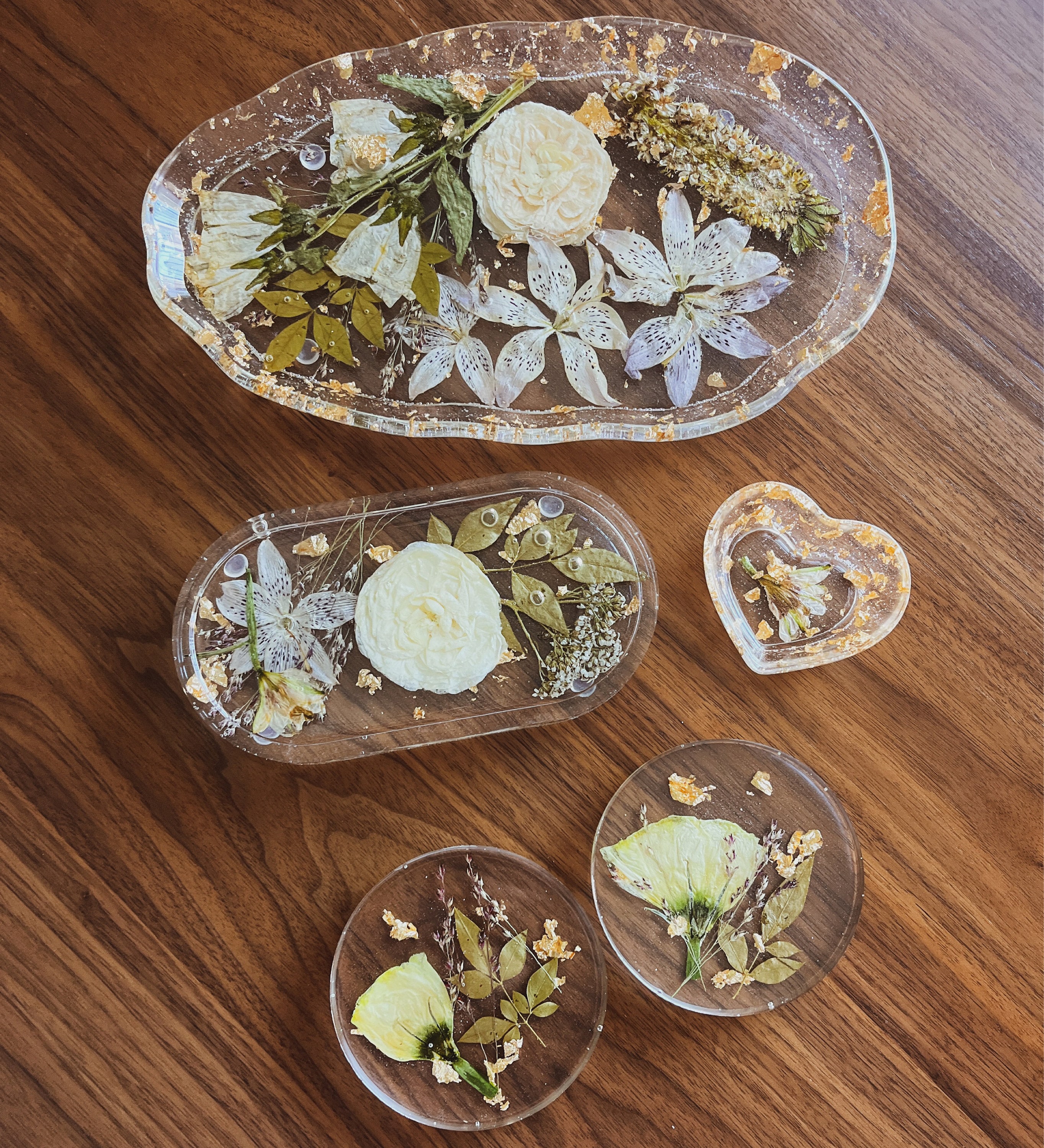 Preserved flowers from Jordan's etsy review