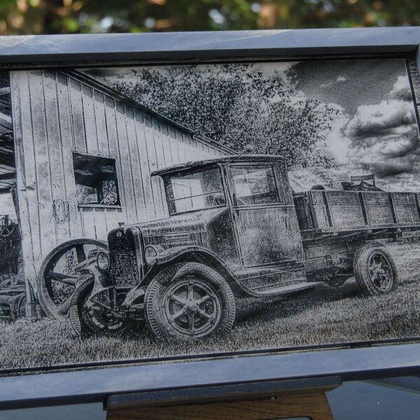 Glowforge Digital Laser Ready Design File - Farm Truck Painted Acrylic ...