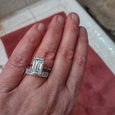 1ct Solitaire Engagement Ring for Women Gold Stacking Iconic - Etsy