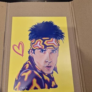 Zoolander Blue Steel Print | Art Print, Wall Decor, Painting, Fan