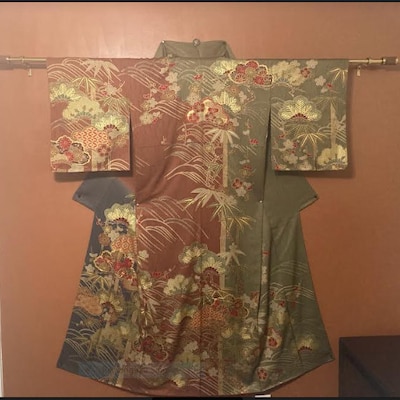 Japanese Men's Hakama Kimono Set / NEW/ Hakama & Kimono/ SAMURAI ...