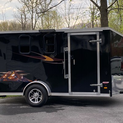 Mountain RV Decals - Forest Scene Camper Graphics | Sticker Chef